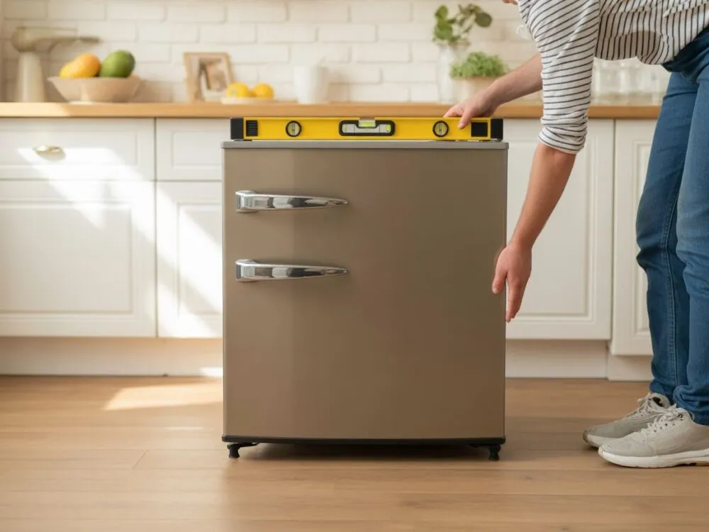 Narzędzia do poziomowania lodówki