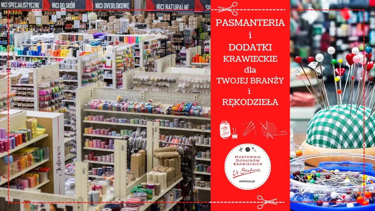 Pasmanteria co to? Sklep z nićmi, guzikami, wstążkami i innymi dodatkami krawieckimi. Wszystko dla Twojej branży i rękodzieła.