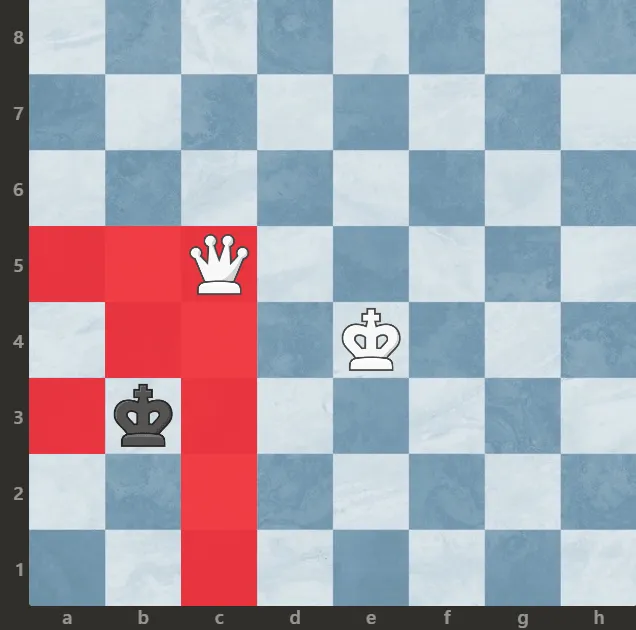 przykład pata szachy hetman i kr&oacute;l