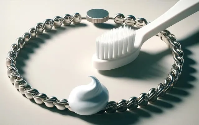 uszkodzona biżuteria rodowana pasta do zęb&oacute;w