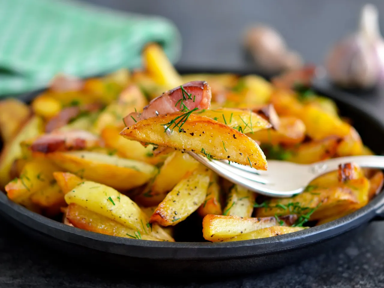 perfekt gewürzte Bratkartoffeln