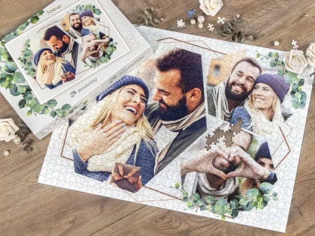 różne własnoręczne prezenty walentynkowe kolaż