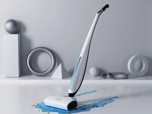 HIZERO i iPPAc Mop obok siebie na nowoczesnej podłodze