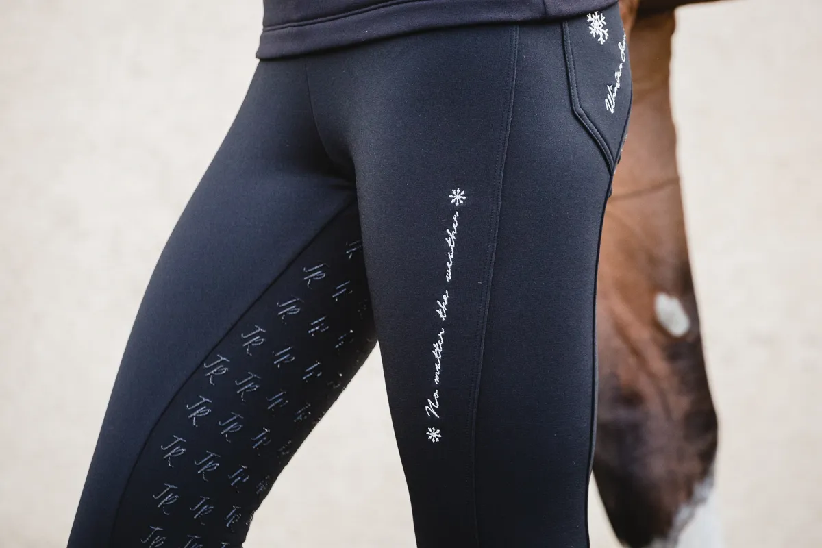 rodzaje leja w legginsach jeździeckich