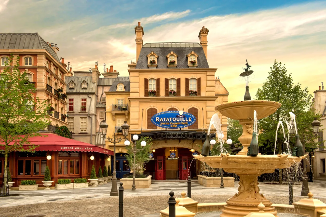 Worlds of Pixar Disneyland Paris Ratatouille area