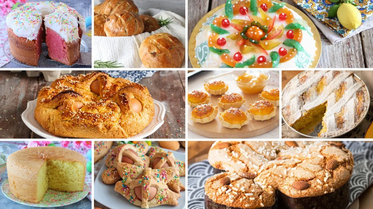 Dolci tradizionali italiani di Natale e Pasqua