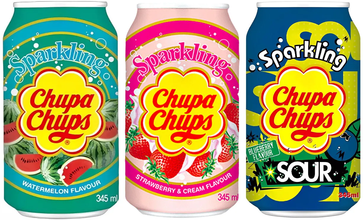 Chupa Chups napoje wszystkie smaki puszki