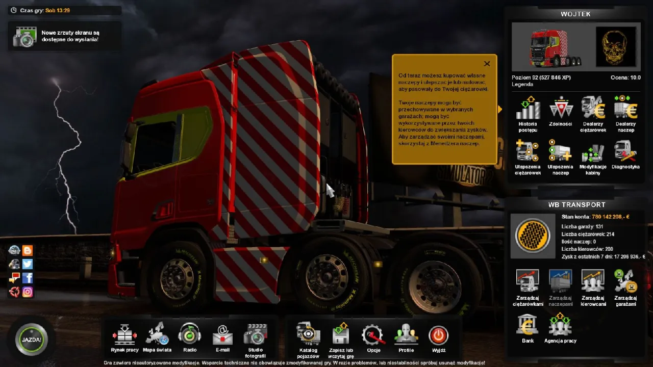 ETS2 porady modowanie gra