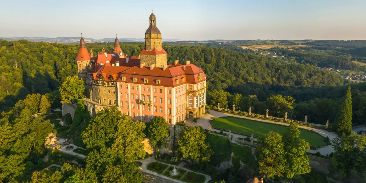 Zamek Książ panorama