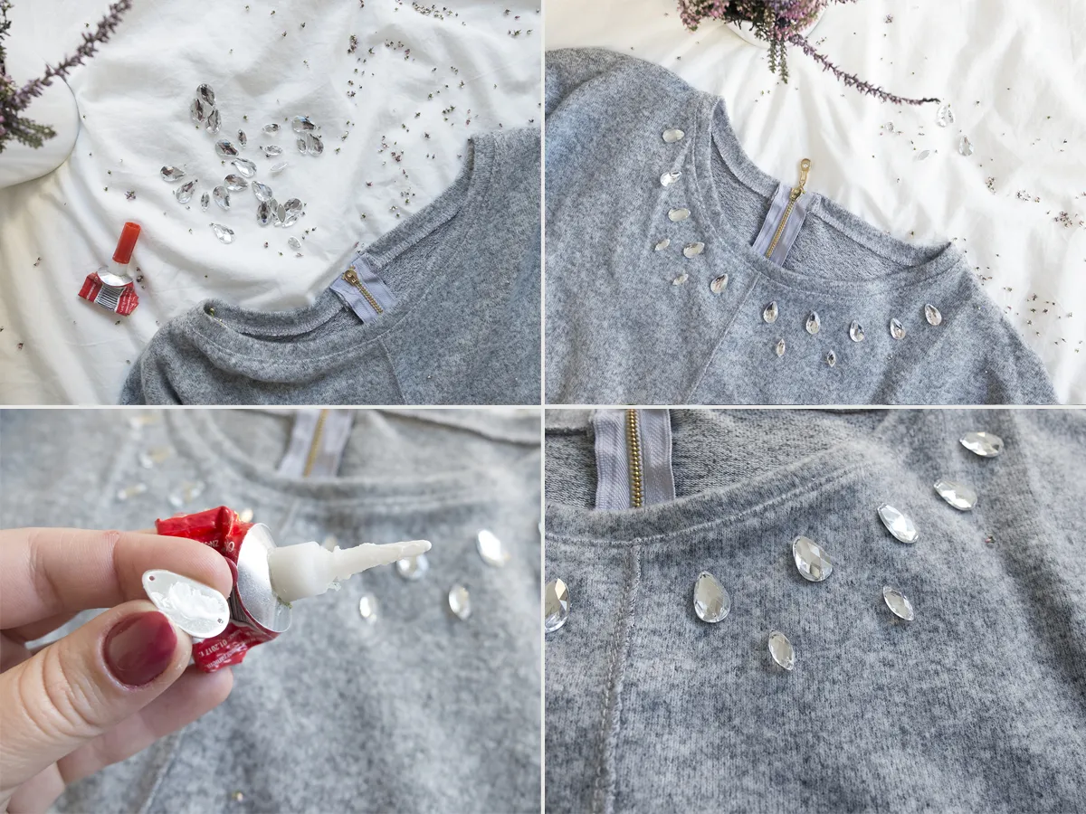 przeróbki ubrań bez szycia inspiracje