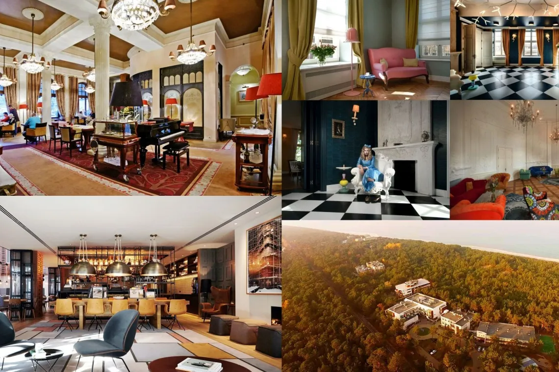 wnętrze designerskiego butikowego hotelu