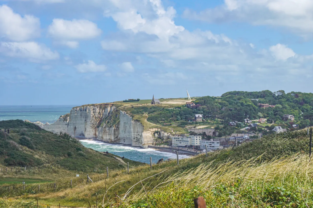 Mapa najważniejszych atrakcji Normandii