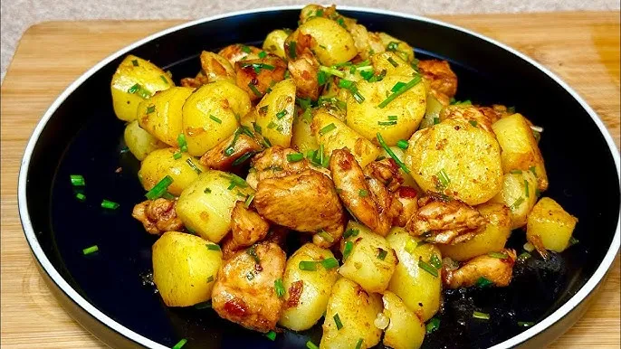 szybki obiad z kurczaka na patelni