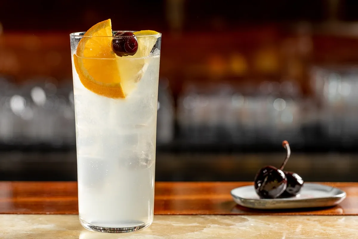 gin collins cocktail finale