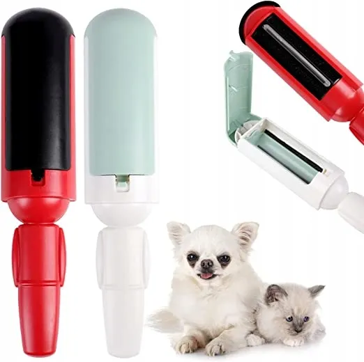 czesanie kota szczotka do sierści rolka do ubrań