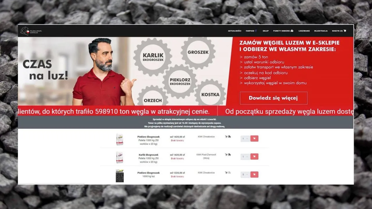 Kiedy można kupić ekogroszek w PGG? Sprawdź ofertę na stronie, gdzie znajdziesz r&oacute;żne rodzaje węgla luzem i w workach.