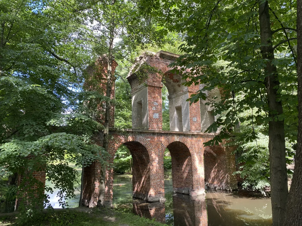 Mapa atrakcji okolice Łowicza Nieborów Arkadia
