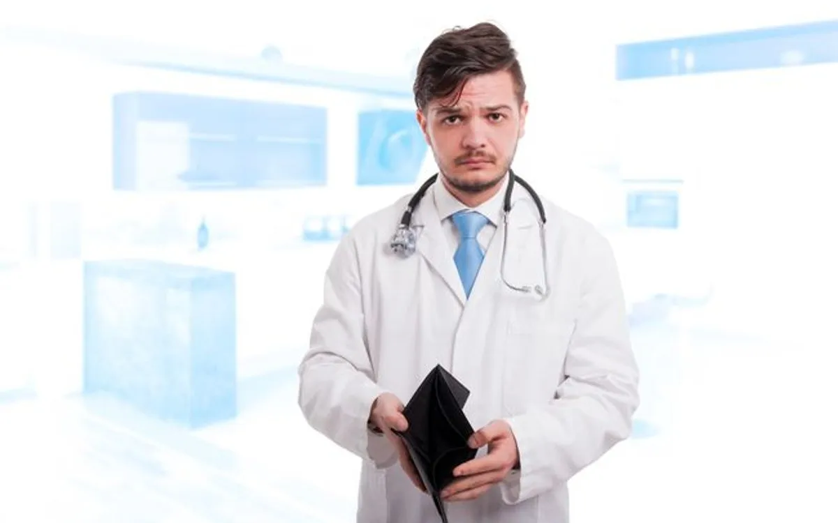 Lekarz na dyżurze w szpitalu