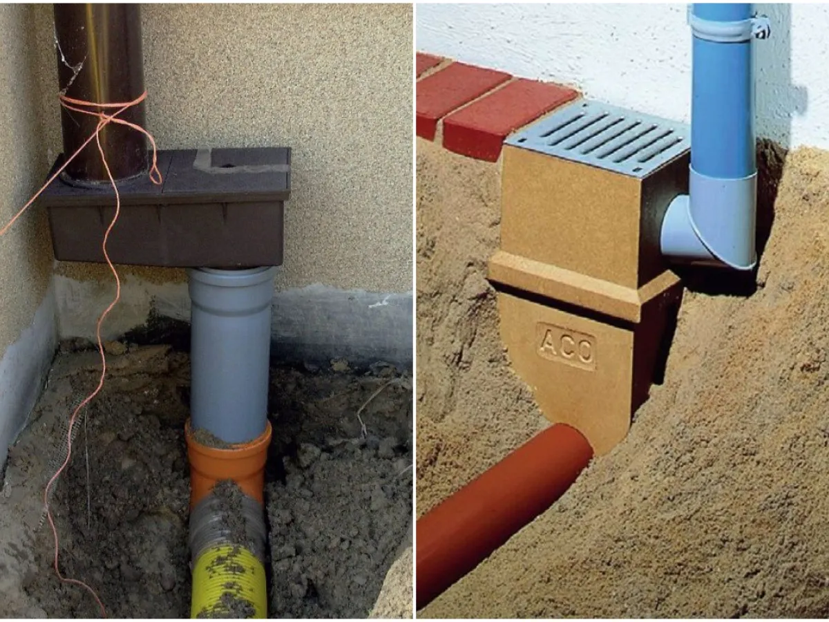 systemy odprowadzania wody z drenażu kanalizacja deszczowa studnia chłonna