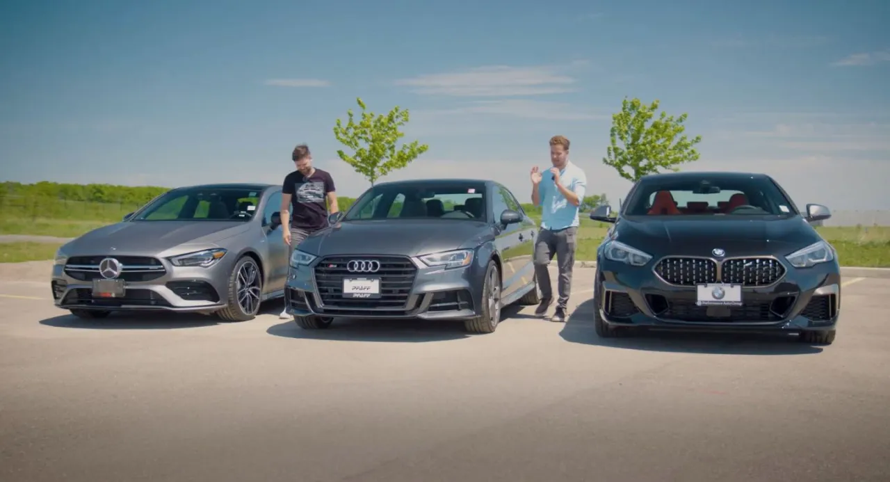 Mercedes CLA vs Audi A3 vs BMW 2 Gran Coupe
