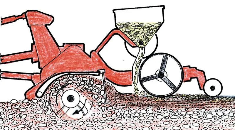 Glebogryzarka separacyjna schemat działania