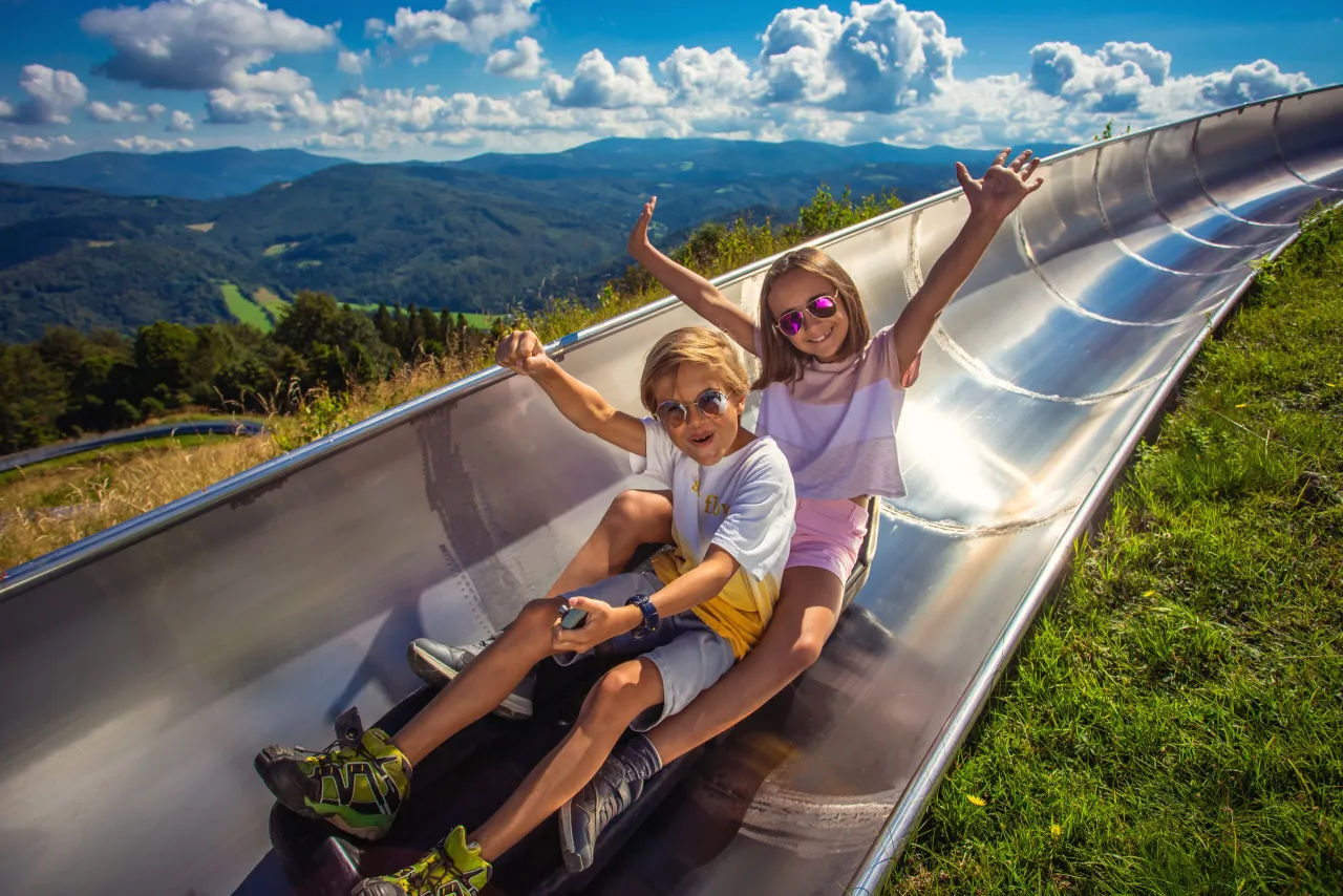 Park Linowy Czantoria trasy dla dzieci i dorosłych