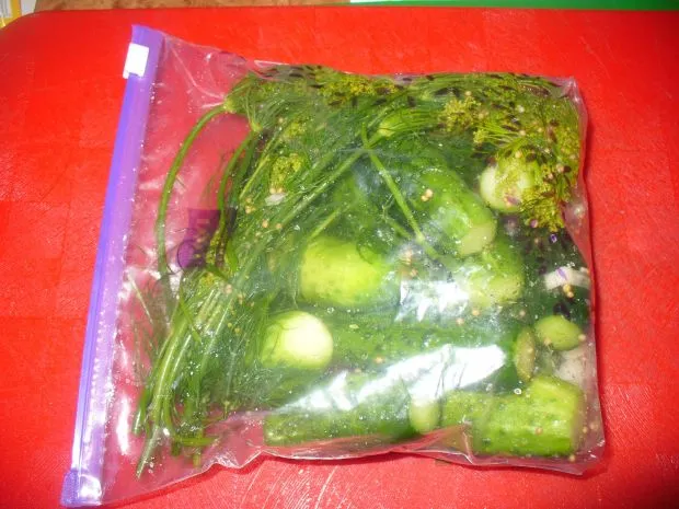 og&oacute;rki kiszone na sucho