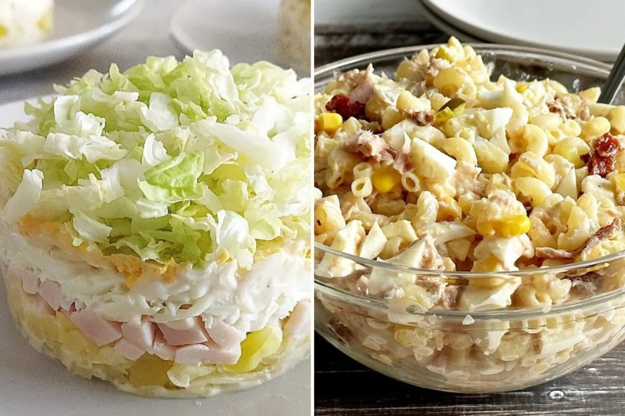 Sałatka z resztek wielkanocnych jajek i wędlin