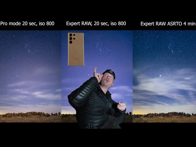 Samsung Galaxy S24 Ultra na statywie astrofotografia