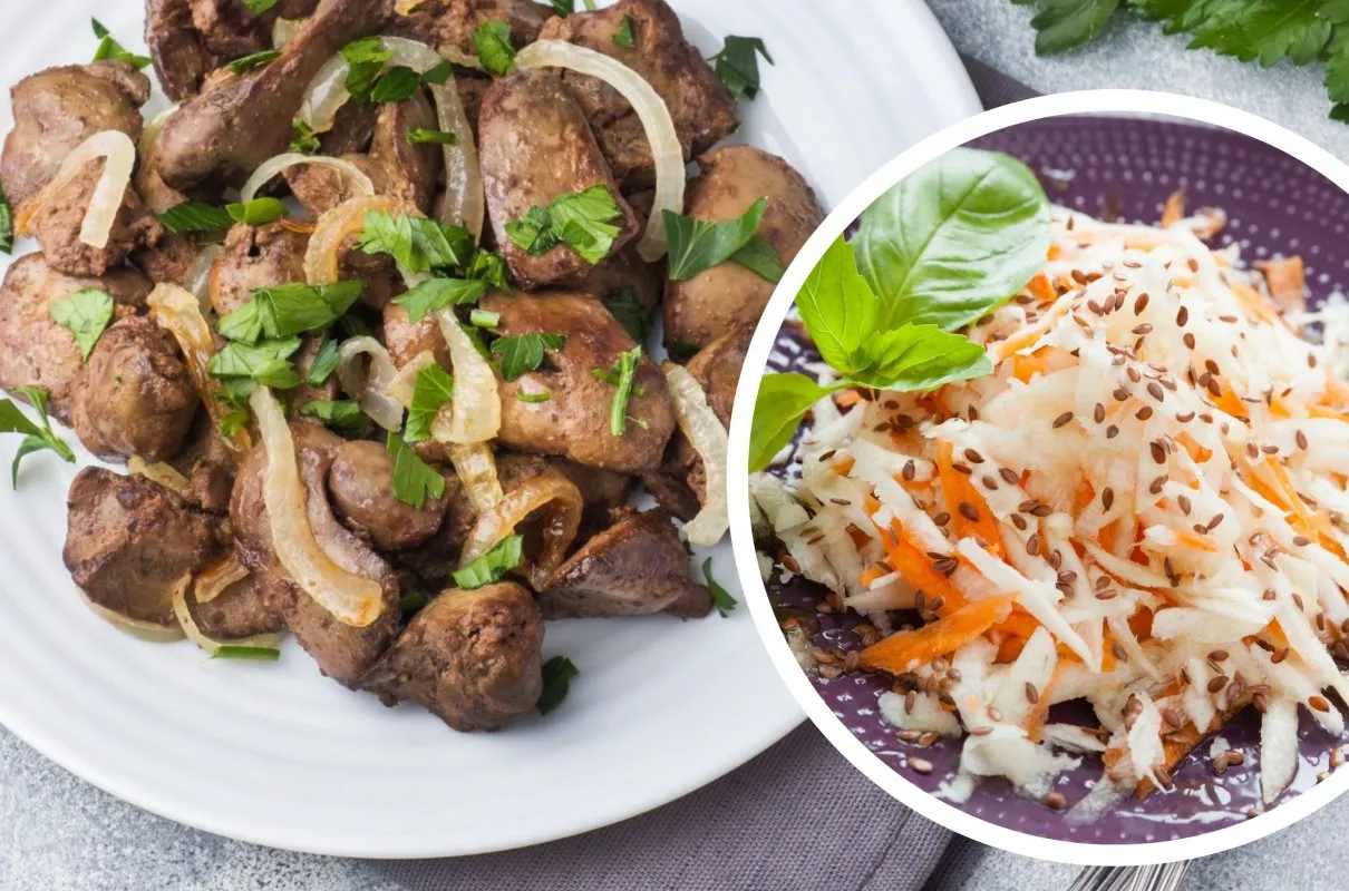 różne rodzaje wątróbki surowej