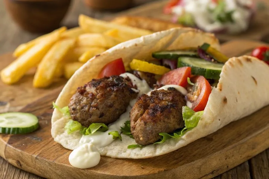 r&oacute;żne rodzaje mięsa na kebab domowy