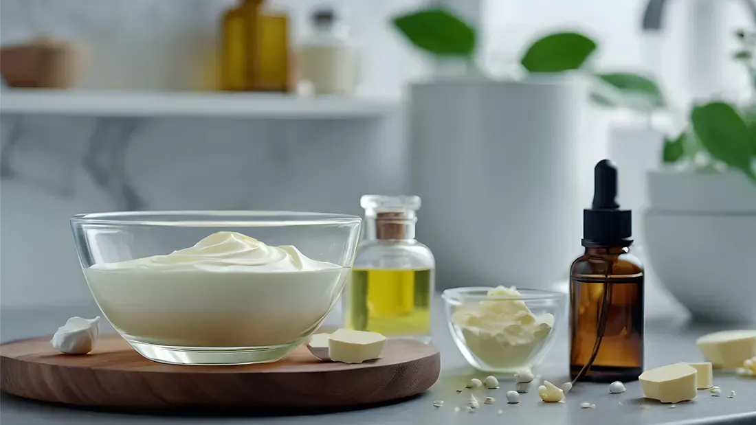 Składniki do domowego balsamu do ciała