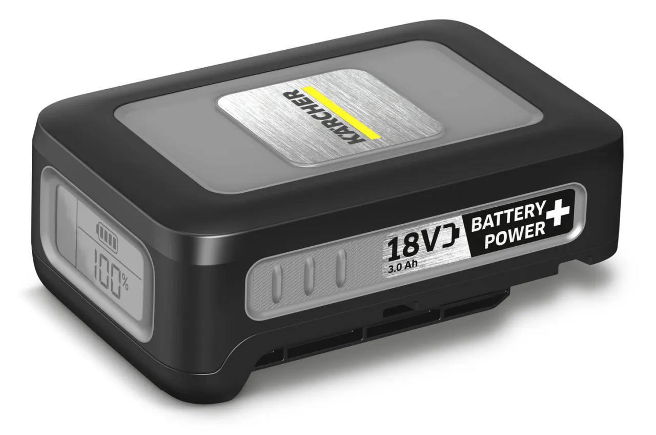 Akumulator Kärcher Real Time Technology wyświetlacz