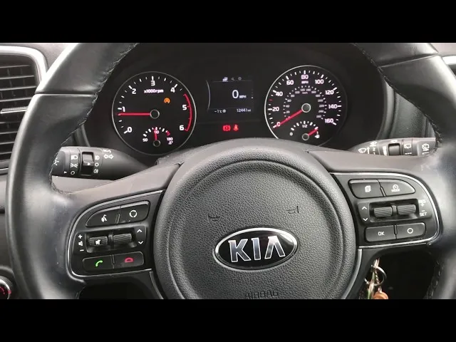 Kia Sportage TPMS reset button location