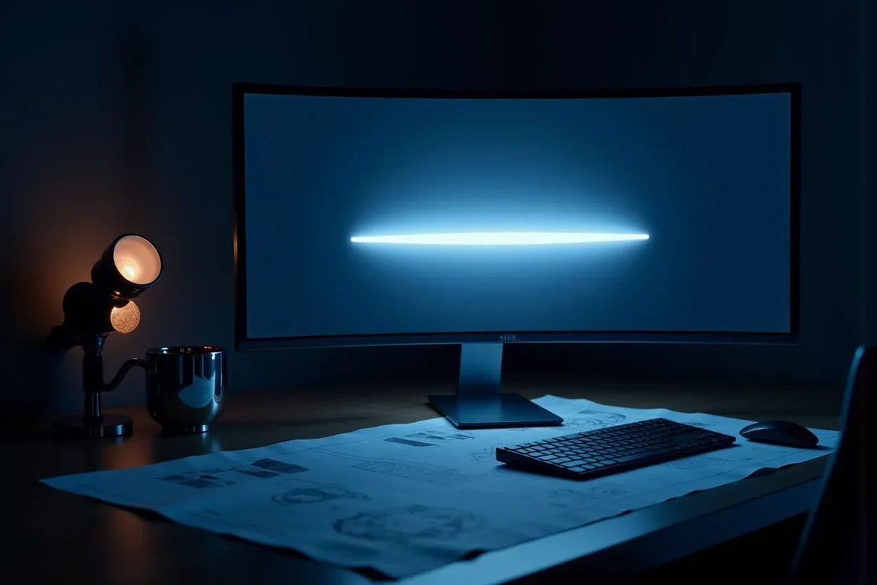 monitor płaski vs zakrzywiony porównanie