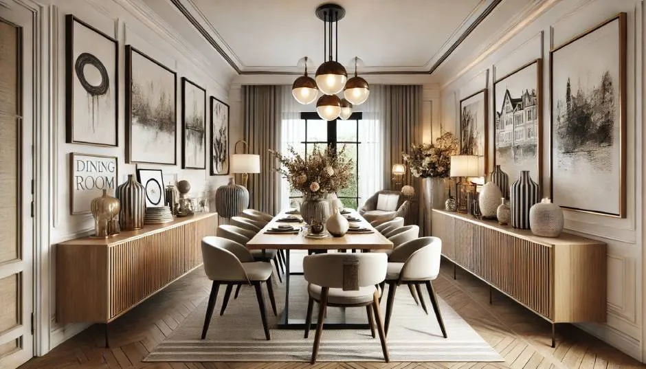 por&oacute;wnanie ciasnej i przestronnej jadalni