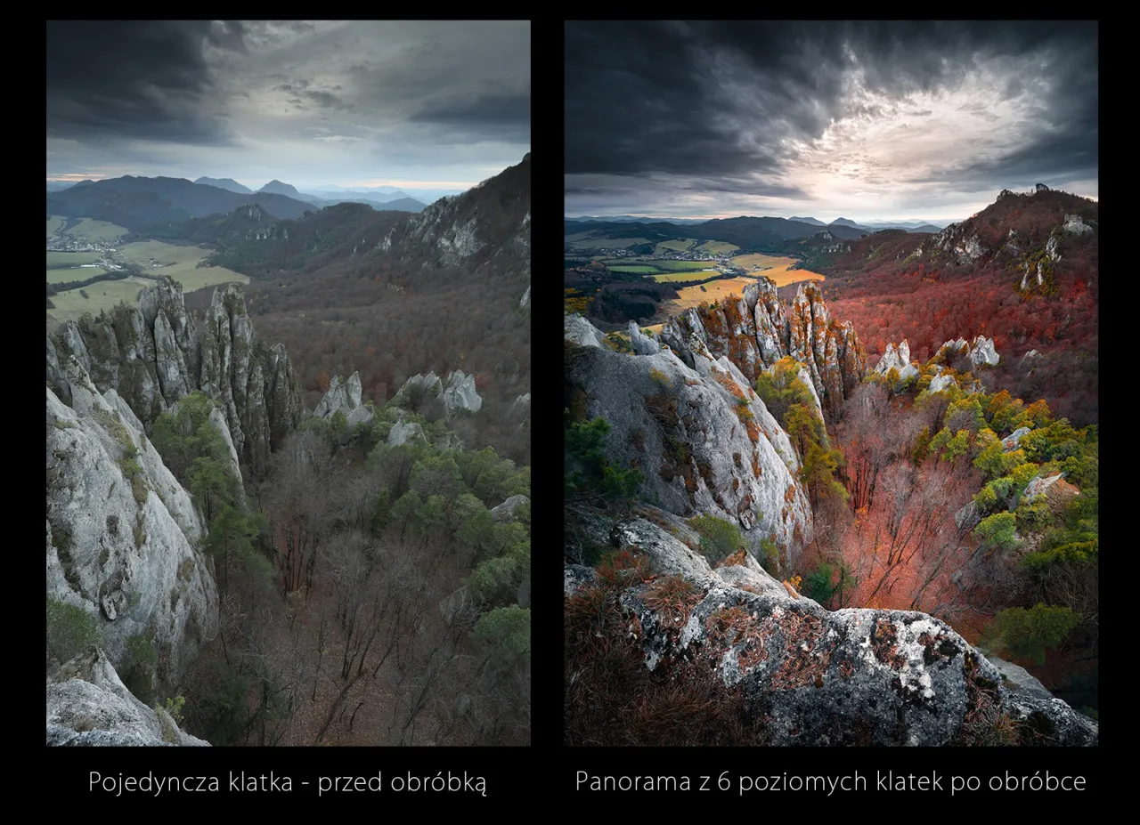 przed i po rozjaśnianiu zdjęcia w photoshopie