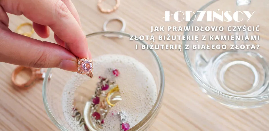 czyszczenie złota z kamieniami