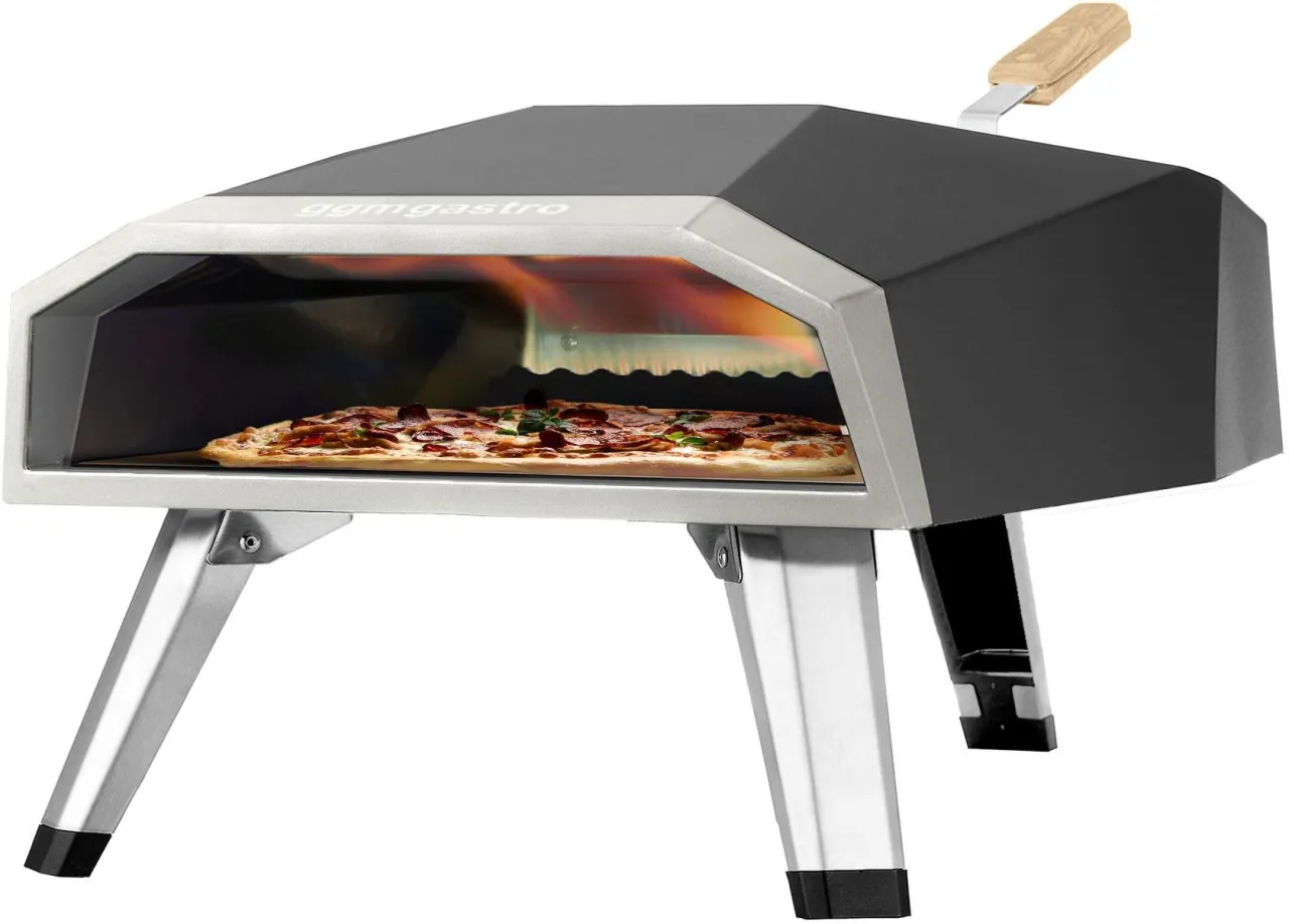 Zewnętrzny piec do pizzy na gaz lub pellet