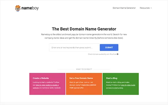 Generator nazw domen