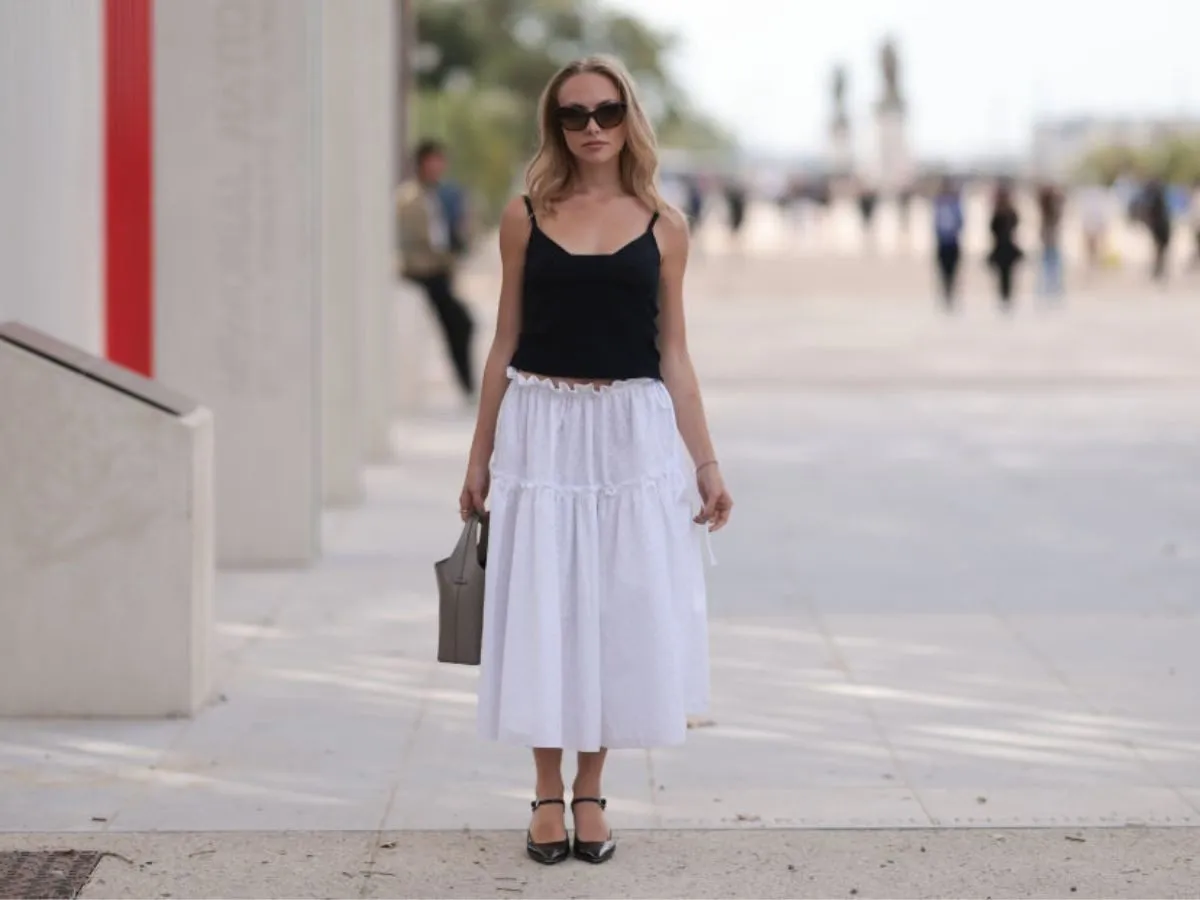 Długa spódnica na wesele inspiracje stylizacyjne