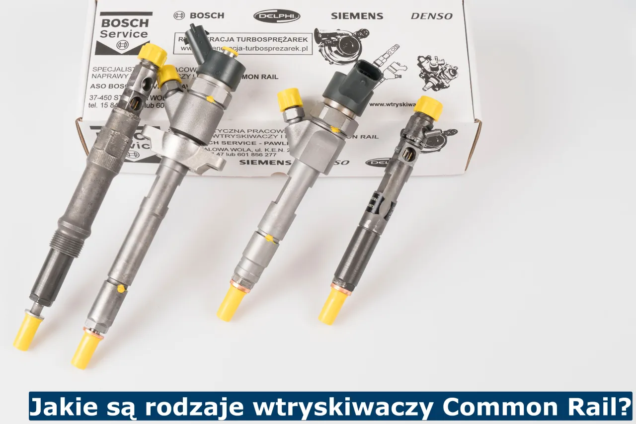 różne typy silników diesla lub wtryskiwaczy