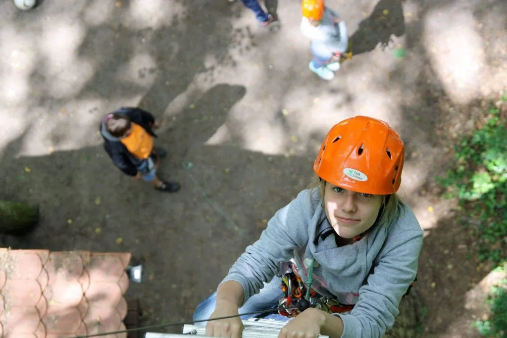 Park linowy bezpieczeństwo instruktor