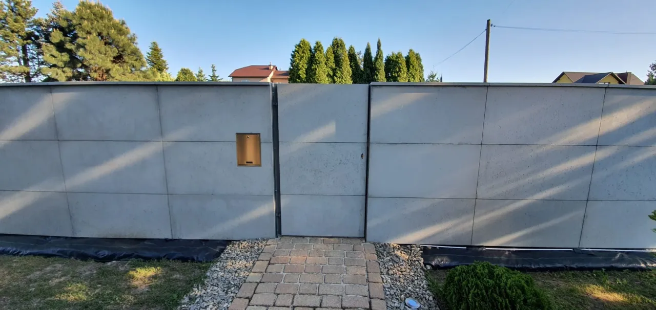 impregnacja betonu architektonicznego ogrodzenie