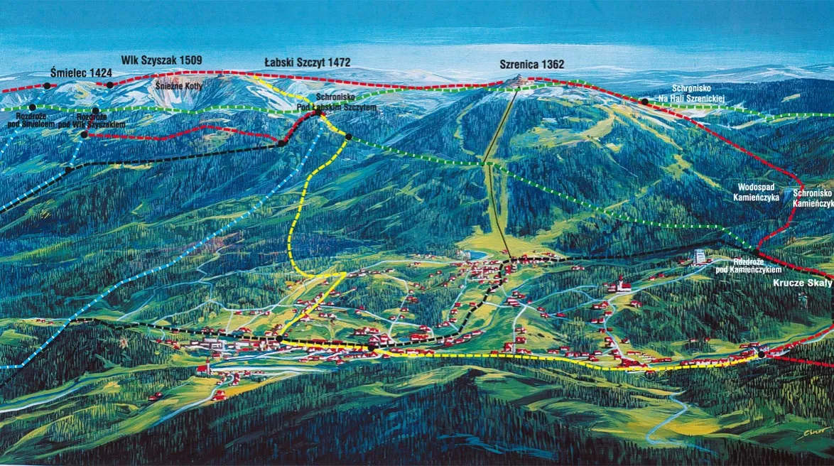 SkiArena Szrenica trasy narciarskie