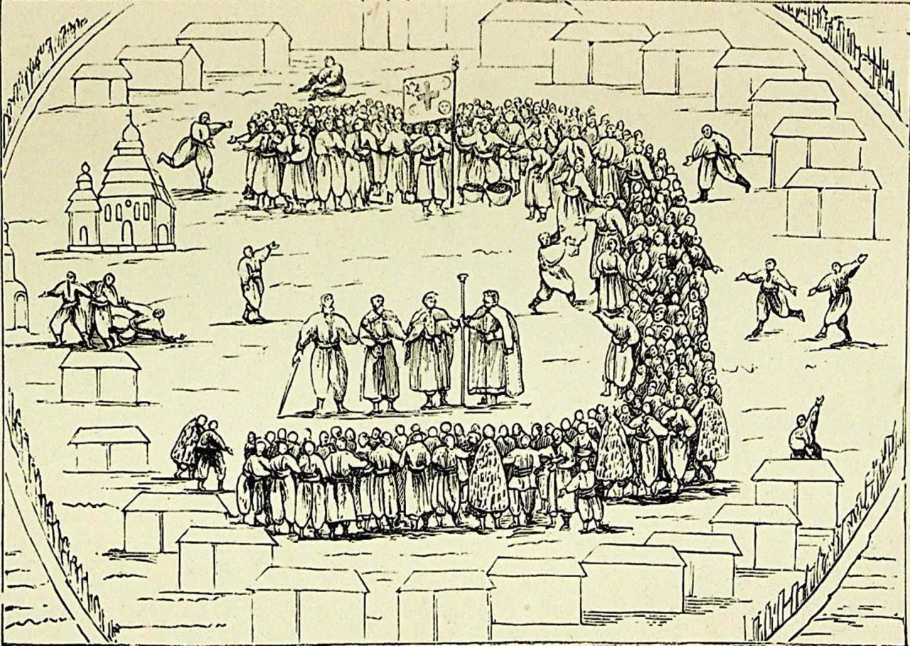 Kozacy zaporoscy historyczne ilustracje