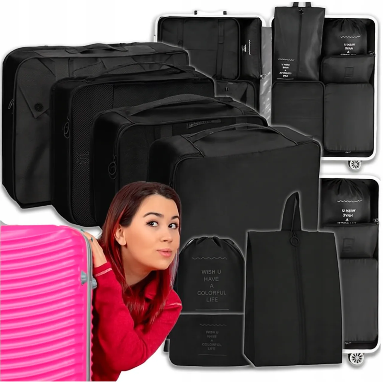 osoba pakująca plecak na podróż autokarem