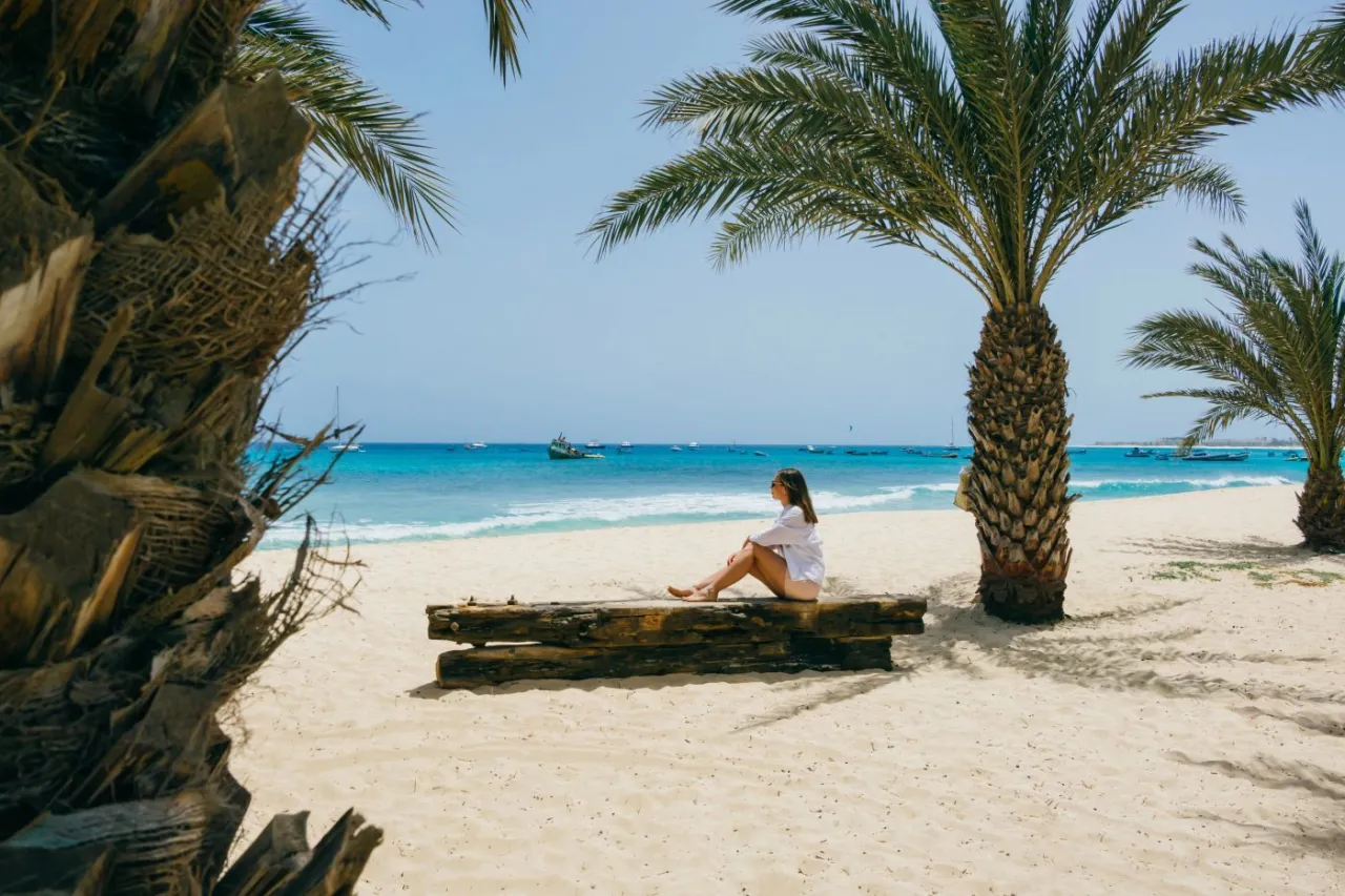 Mapa lotnicza Polski i Wysp Zielonego Przylądka