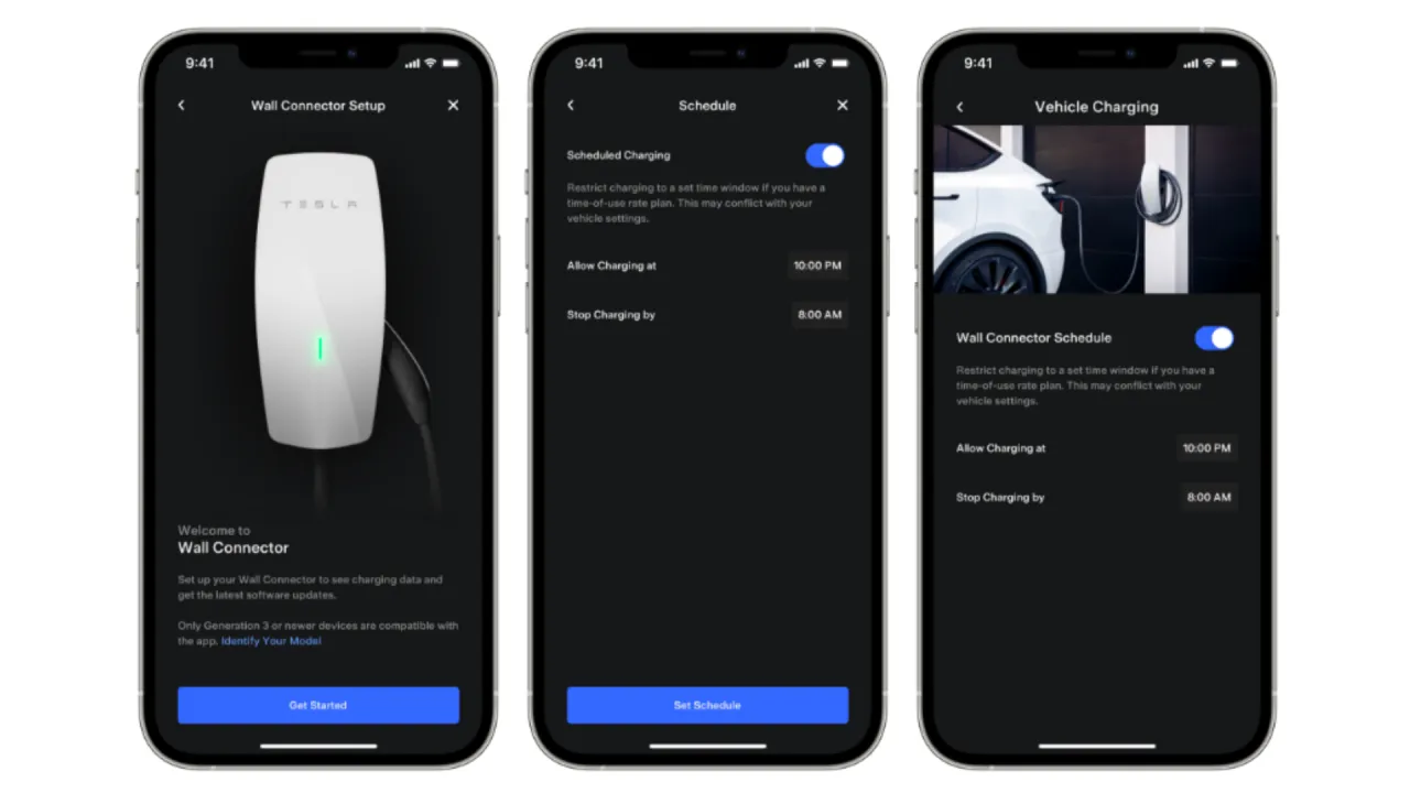 Ładowanie Tesli w domu Wall Connector