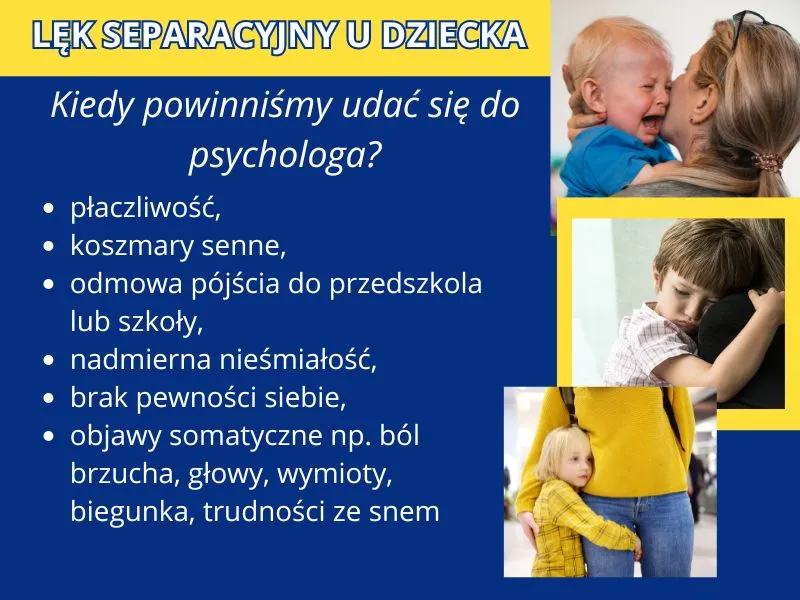 niemowlę z rodzicem lęk separacyjny wiek